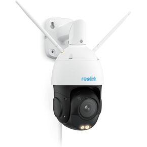 REOLINK 4K 8MP Dual-Band Wi-Fi 6 PTZ Security Camera with 5X Optical Zoom, High-Speed 360° Pan & 90° Tilt, Auto Tracking, Color/Infrared Night Vision, Two-Way Audio, and Smart Detection, RLC-823S1W
