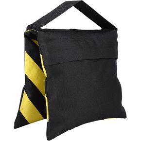 Weight Sandbag, Portable Yellow & Black Sandbag Weight Bags for Studio Video Light Stand Tripod