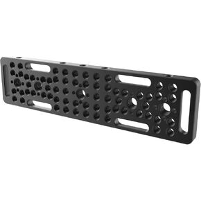 Multifunctional Cheese Plate with 1/4 3/8 Threads,Switching Plate Camera Easy Plate for Railblocks Dovetails and Short Rods