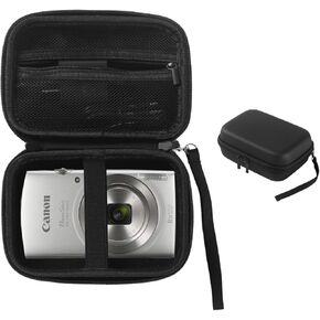 Digital Camera case Compatible with Canon PowerShot ELPH 180/190,Sony DSCW800 DSCW830,Kodak Pixpro,Kaisoon,Yifecial,EROOLU,VAHOIALD.Kids Cameras bag for point and shoot Camera. (Black)