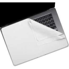 MUBUY-GOL 2 Pack Microfiber Cleaning Cloth Compatible with MacBook Air 15.3 / MacBook Pro 15 / MacBook Pro 16 inch laptop Microfiber Cloth and Cleaning Cloth for MacBook Air/Pro 15" and Pro 16"