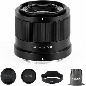 VILTROX 20mm F2.8 Z Mount, 20mm f/2.8 Full Frame Wide Angle Prime Lens Fits for Nikon Z Mount Cameras Z8 Z9 Z6 Z7 Z6II Z7II Z5 Z5II ZFC Z30