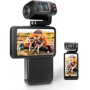 5K Ultra HD Video Camera Camcorder - 36MP Digital Cameras Vlogging Cameras with 3.5 Inch IPS Rotatable & 10X Digital Zoom