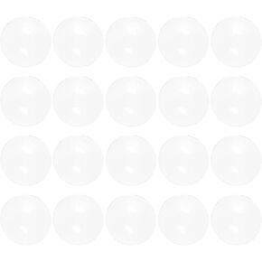 20Pcs Plastic PMMA Lens, Optical 3D Lens, 42mm Diameter Magnifying Lens, Biconvex Lens, 68mm Focal Lengths Double Convex Lenses for Magnifier