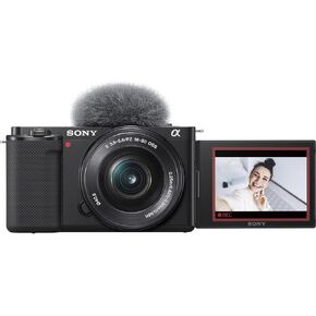 Sony Alpha ZV-E10 Power Zoom Lens Kit (Included Lens: 1650) APS-C Interchangeable Lens Camera (Black) (Renewed)