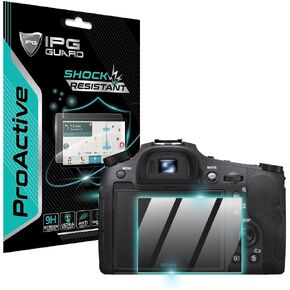 IPG ProActive Compatible with RX10 IV / DSC-RX10M4 / RX10 Mark IV Camera Display (2 Units) 9H Hardness Screen Protector Smooth Glass Touch Ultra Responsive High Clarity Anti Scratch Nano Technology Guard for RX10 IV