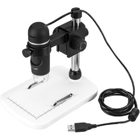 5 MP 300x Handheld USB Digital Microscope Pro with 8 LEDs Brightness Adjustable Measurement Software