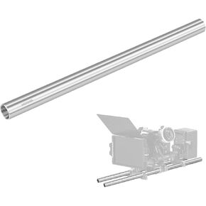 NEEWER 8"/200mm Heavy Duty Stainless Steel 19mm Support Rod for Professional Filmmaking Camcorder, Video Camera, Cinema Camera, SR010