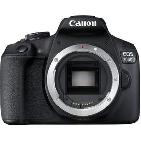 Canon EOS 2000D DSLR Camera Body (International Model) (Renewed)