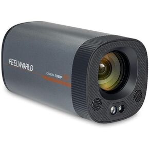 FEELWORLD HV10X Professional Live Streaming Camera Full HD 1080P 60fps USB3.0 HDMI with 10X Optical Zoom Auto Focus Microphone Support Remote Control for Conferences, Church, Teaching