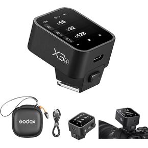 Godox X3 X3S TTLWireless Flash Trigger for Sony Camera, Built-in Lithium Battery, OLED Touchscreen Flash Transmitter
