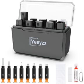 Phone Cleaning Kit Compatible with Airpod: Multi-Tool Cleaner Kit for Charging Port - Compatible with iPhone Samsung iPad