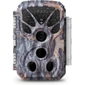 Pro 2 No Glow Trail Camera, 4K 30fps 32MP, 100ft Detection & Flash Range, 0.1sec Trigger Speed, Night Vision, Invisible Infrared, Motion Sensor, 2.4" LCD Screen, IP66 Waterproof Outdoor