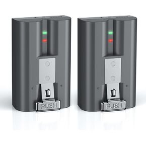 Powerextra 2-Pack 6040mAh Rechargeable Battery Compatible with Ring Doorbell Camera 2/3/4, Video Doorbell 3 Plus, Spotlight Cam and Stick Up Cam Battery (2nd & 3rd Gen)