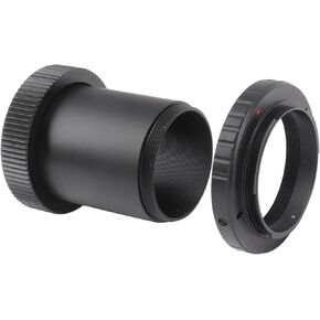 Telescope Camera T2 Adapter Ring Set, M42x0.75 Male T2 to Female Telescope Photo Adapter Aluminum Alloy Adapter for Nikon AF Bayonet SLR Camera