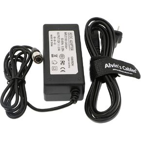 Alvin's Cables AC to 4 Pin Hirose Male 12V 2A Power Adapter for Sound Devices ZAXCOM Sony