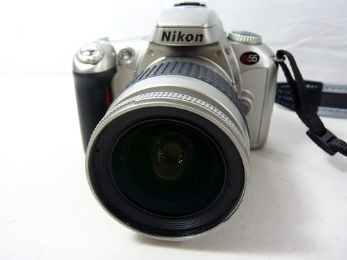 كاميرا نيكون N55 SLR فيلم 35 ملم مع عدسة تكبير AF. إعدادات Iso وShutter وAperture المخصصة. عدسة متضمنة. (متجدد) in Saudi Arabia