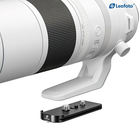 Leofoto CF-06 Replacement Lens Foot for Canon RF 200-800mm F6.3-9 is USM, Anti Twisting Design, Safty Screw, Arca Compatible in Saudi Arabia
