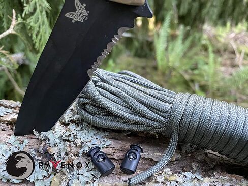 Ravenox تبديل أقفال الحبل سدادة | قفل الحبل الصغير | توقف الحبل للحبال والحقائب والأمتعة والملابس والأحذية والملابس والأماكن الخارجية الرائعة | استبدال الرباط لتأمين أربطة الحذاء والخيوط in Kuwait