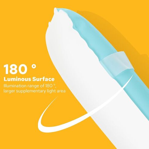 أنبوب إضاءة LED قابل للنفخ متعدد الاستخدامات OT80 للتصوير الفوتوغرافي/التخييم/تسجيل الفيديو، شحن USB سطوع 10 وات 10 مستويات، CCT قابل للتعتيم 3000K إلى 6500K، ملحق مغناطيسي (80 سم/31.5 بوصة) in Kuwait