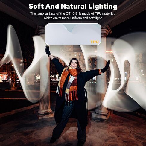 أنبوب إضاءة LED قابل للنفخ متعدد الاستخدامات OT80 للتصوير الفوتوغرافي/التخييم/تسجيل الفيديو، شحن USB سطوع 10 وات 10 مستويات، CCT قابل للتعتيم 3000K إلى 6500K، ملحق مغناطيسي (80 سم/31.5 بوصة) in Kuwait