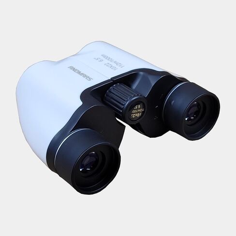 مناظير مقاس 10 × 22 للبالغين والأطفال، مناظير مدمجة كبيرة الحجم، مناظير صغيرة سهلة التركيز لمشاهدة الطيور والسفر في الهواء الطلق والحفلات الموسيقية والصيد والتنزه سيرًا على الأقدام (أسود) in Saudi Arabia