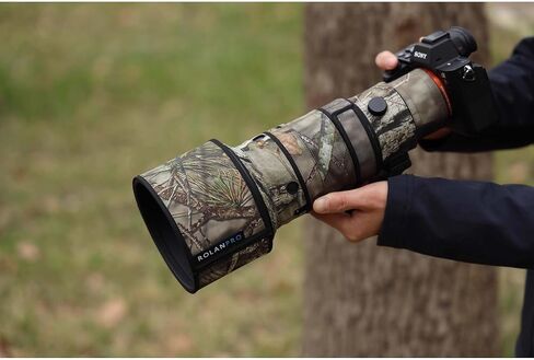 Rolanpro Camouflage Rain Cover Waterproof Lens Cover for Sigma 500mm F5.6 DG DN OS Sports E Mount Lens Protective Sleeve Lens Rain Coat-#18 Dark Black in Kuwait