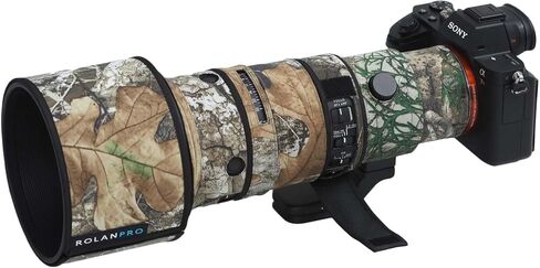 Rolanpro غطاء المطر المموه غطاء عدسة مقاوم للماء لـ Sigma 500mm F5.6 DG DN OS Sports E Mount Lens واقية الأكمام عدسة معطف المطر-#9 عشب ذابل in Kuwait