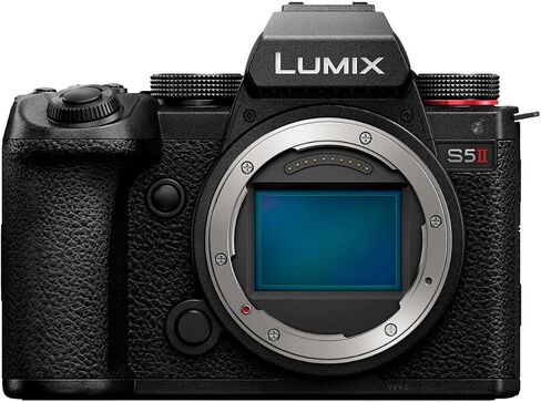 كاميرا باناسونيك LUMIX S5II 24.2 ميجابكسل كاملة الإطار بدون مرآة مع حزمة التركيز البؤري التلقائي الهجين المرحلة مع حامل LUMIX S 50 مم على شكل حرف L من باناسونيك وبطارية باناسونيك DMW-BLK22 (3 قطع) in Saudi Arabia