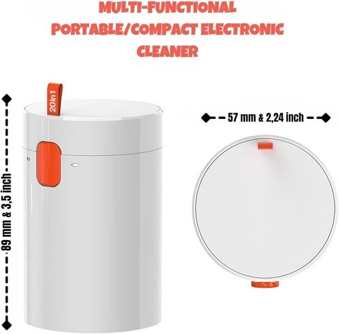 Zore Automatic Keyboard Cleaner w/Mini Vacuum, 21 in1 Electronic Cleaning Kit for Airpods, iPhone, Phone, Earbuds, Laptop, Computer, Camera, Charging Port & Screen, Phone Cleaner (Multi Tool) in Saudi Arabia