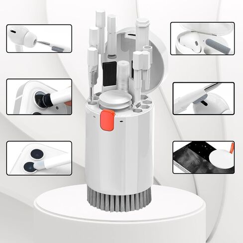 Zore Automatic Keyboard Cleaner w/Mini Vacuum, 21 in1 Electronic Cleaning Kit for Airpods, iPhone, Phone, Earbuds, Laptop, Computer, Camera, Charging Port & Screen, Phone Cleaner (Multi Tool) in Saudi Arabia