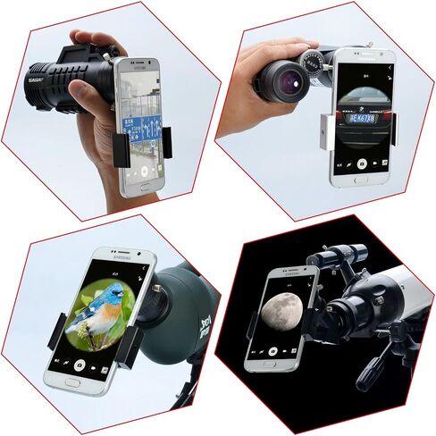 Astromania Smartphone IPhone Adapter with Eyepiece Adapter 16mm - 25mm - for photography with telescopes and spotting scope or binoculars in Saudi Arabia