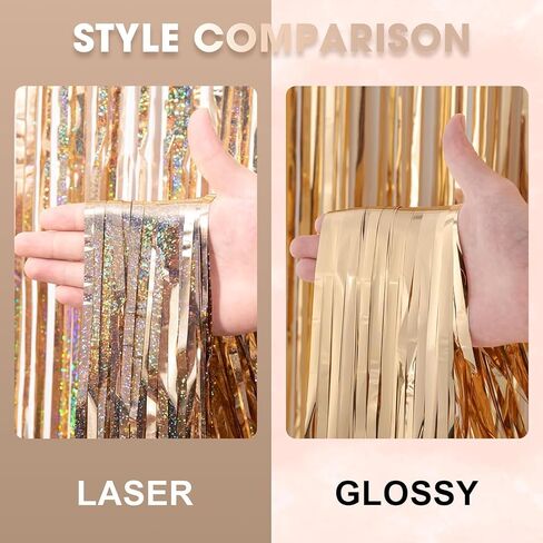2 Pack Black Tinsel Foil Fringe Curtains, Black Party Decorations, Metallic Tinsel Party Streamers Backdrop for Birthday Halloween New Years Graduation Party Decorations in Saudi Arabia