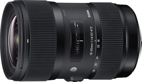 عدسة سيجما 18-35 ملم f/1.8 DC HSM Art لكاميرا Canon EF مع ملحقات متقدمة وحزمة سفر | ضمان سيجما ممتد لمدة 3 سنوات | 210101 | عدسة سيجما 18-35 ملم كانون EF in Kuwait