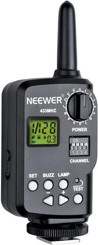 جهاز تشغيل فلاش عن بعد لاسلكي 16 قناة من Neewer بتردد 433 ميجاهرتز مع جهاز استقبال لـ TT850 وTT860 Speedlite وGodox V850 وV860 Speedlite in Saudi Arabia