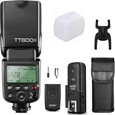 Godox Flash TT600S - نظام X لاسلكي، ناقل حركة 2.4 جيجا، متوافق مع سوني - إضاءة إبداعية لكاميرات DSLR in Saudi Arabia