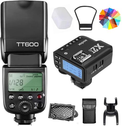 Godox Flash TT600S - 2.4G Wireless X System, High-Speed Sync, Compatible with Sony DSLR Cameras. Powerful GN60, Quick Recycle, and Versatile Flash Modes in Kuwait