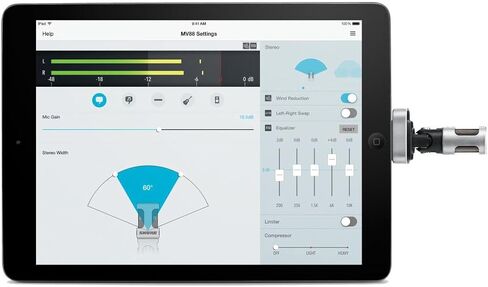 ميكروفون iOS محمول لأجهزة iPhone/iPad/iPod مع موصل Lightning وصوت وميكروفون مكثف استريو رقمي مثالي لمدوني الفيديو وصانعي الأفلام والموسيقيين والصحفيين. in Saudi Arabia