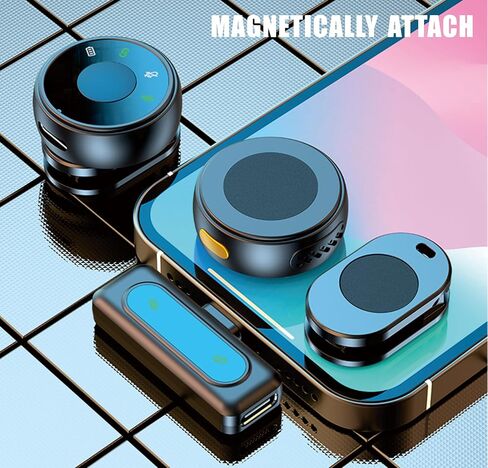 Usb Microphone for iPhone 15 Microphone for TikTok Video Recording Microphone Youtube Podcast Microphone for iPhone 15, Vlogging Mic Wireless Lav Mic for iPhone 15 Pro Max, Content Creator Microphone in Kuwait