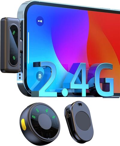 Usb Microphone for iPhone 15 Microphone for TikTok Video Recording Microphone Youtube Podcast Microphone for iPhone 15, Vlogging Mic Wireless Lav Mic for iPhone 15 Pro Max, Content Creator Microphone in Kuwait