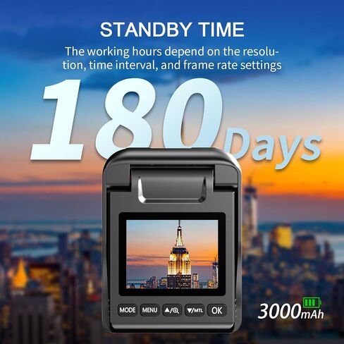 Time Lapse Camera for Outdoor Construction, Rechargeable Compact Timelapse Camera for Caputuring Photos or AVI Videos of Plant Growth, Cooking, Weather, Building Blocks(3 Brackets Included) in Saudi Arabia
