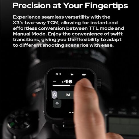 Godox X3 X3N TTL X3 N X3-N Wireless Flash Trigger for Nikon Camera, Built-in Lithium Battery, OLED Touchscreen Flash Transmitter in Saudi Arabia