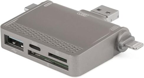 عارض كاميرا WOSPORTS Trail، عارض بطاقة SD لكاميرا الألعاب للصيادين، متوافق مع Lightning، Type-C، Micro USB، وUSB in Kuwait