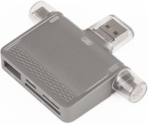 عارض كاميرا WOSPORTS Trail، عارض بطاقة SD لكاميرا الألعاب للصيادين، متوافق مع Lightning، Type-C، Micro USB، وUSB in Kuwait