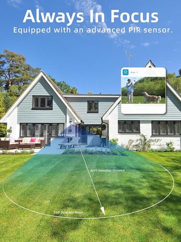 virtavo SolarFlask Solar Security Cameras Wireless Outdoor, 2K Starlight Lens, Color Night Vision, Battery Powered, AI Motion Detection, for Home Security, 2-Way Audio, Weatherproof, Cloud/SD Storage in Saudi Arabia