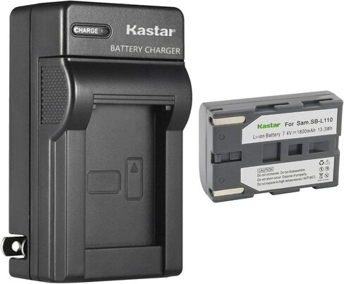 Kastar 2-Pack SB-L110 Battery and AC Wall Charger Replacement for Samsung SB-L110 SB-LS110 (NOT Compatible with SB-L110A), SB-L220 SB-LS220, SB-L70 SB-L70A SB-L70R SB-LS70AB Battery in Saudi Arabia