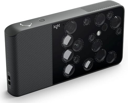 Light L16 - 4K Multi-Lense 52MP Pocket-Sized DSLR-Quality Camera with Built-in Wifi, Touchscreen, Software Updated Built-in 256GB Storage (New) in Saudi Arabia