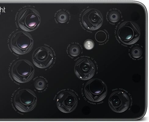 Light L16 - 4K Multi-Lense 52MP Pocket-Sized DSLR-Quality Camera with Built-in Wifi, Touchscreen, Software Updated Built-in 256GB Storage (New) in Saudi Arabia