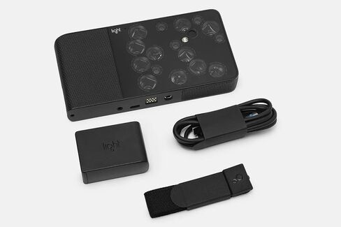 Light L16 - 4K Multi-Lense 52MP Pocket-Sized DSLR-Quality Camera with Built-in Wifi, Touchscreen, Software Updated Built-in 256GB Storage (New) in Saudi Arabia