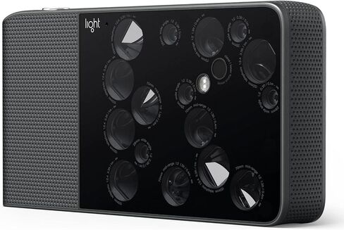 Light L16 - 4K Multi-Lense 52MP Pocket-Sized DSLR-Quality Camera with Built-in Wifi, Touchscreen, Software Updated Built-in 256GB Storage (New) in Saudi Arabia